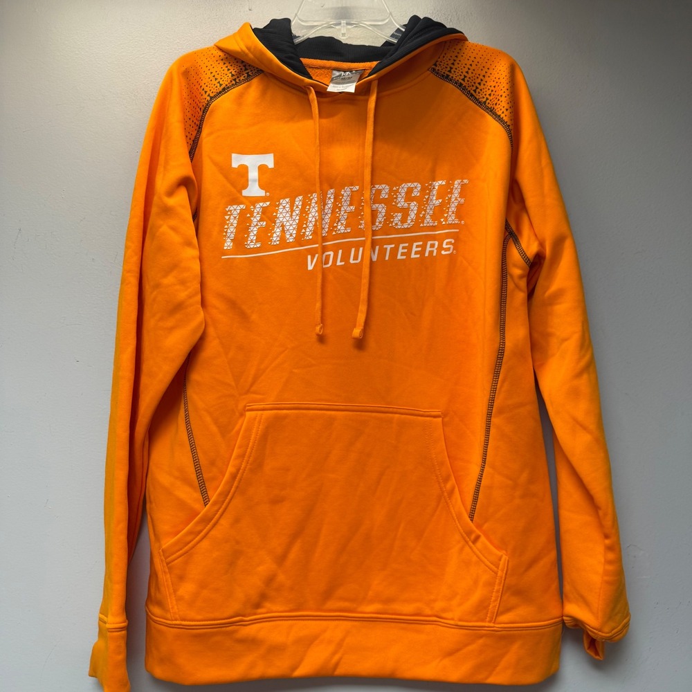 Knights Apparel Tennessee Volunteers Hoodie Mens Medium Orange Excellent Graphic